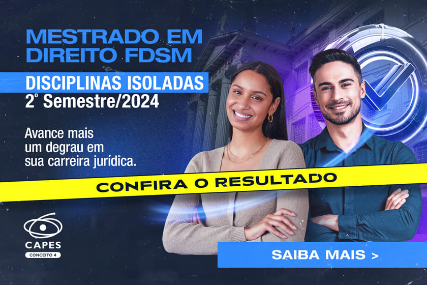 DISCIPLINAS ISOLADAS DO MESTRADO 2024.2 - RESULTADO